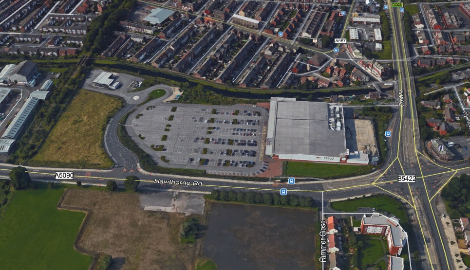 Land Litherland, Bootle, Tesco, Hawthorne Road, Liverpool, Merseyside