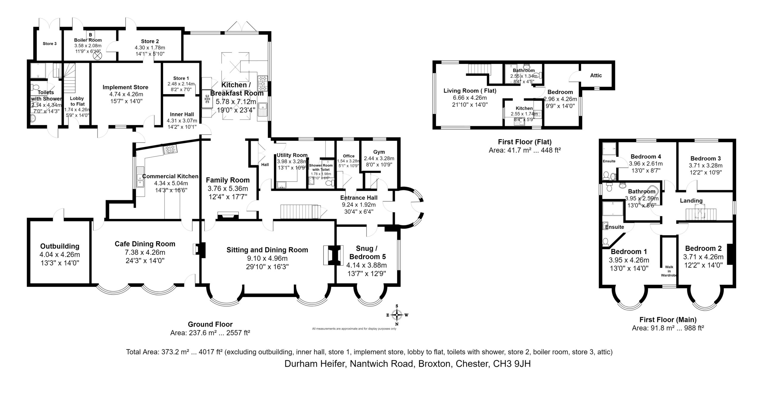 Durham Heifer, Nantwich Road, Broxton, Chester, Cheshire For Sale