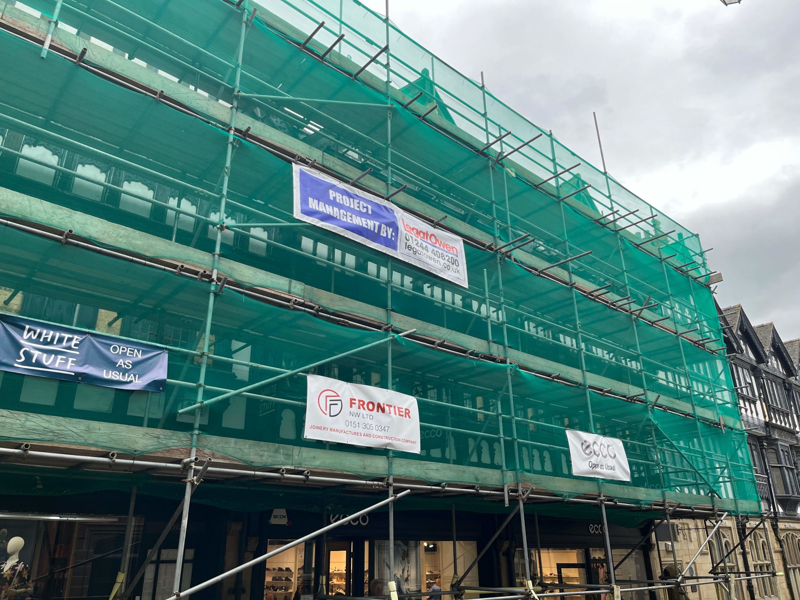 Refurbishment and Redecoration of Historic Chester Building Legat Owen